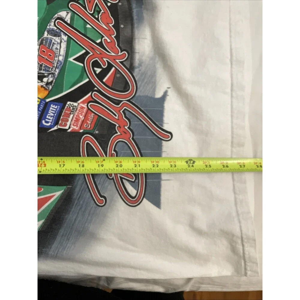 Vintage 2003 Bobby Labonte NASCAR T-Shirt AOP All Over Print #18 Chase Y2K Large